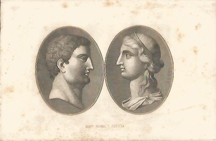 LAMINA 11565: Marco Antonio y Cleopatra