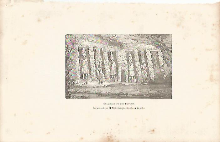 LAMINA 11568: Speos egipcio o templo abierto