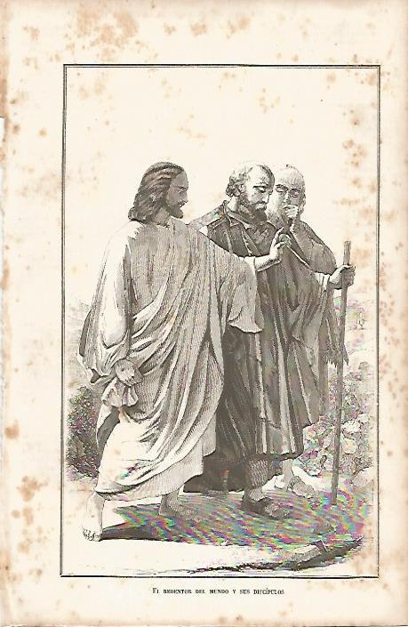 LAMINA 11571: Jesucristo y sus discipulos