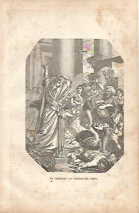 LAMINA 11573: Los vendedores son arrojados del templo