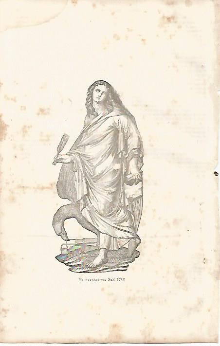 LAMINA 11575: El evangelista San Juan