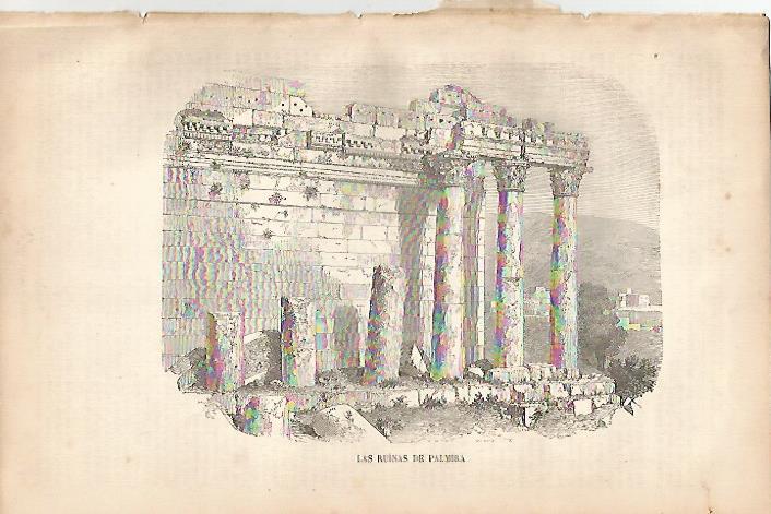 LAMINA 11580: Las ruinas de Palmira