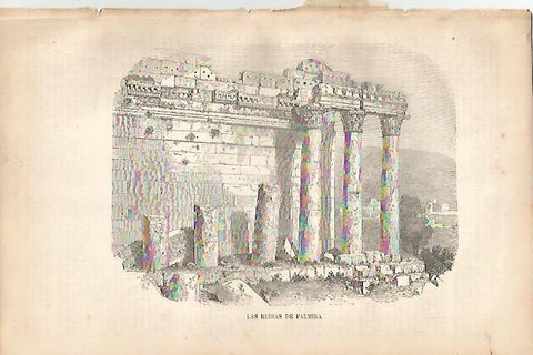 LAMINA 11580: Las ruinas de Palmira