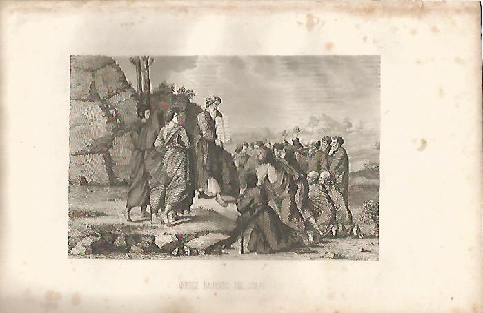 LAMINA 11582: Moises bajando del Sinai