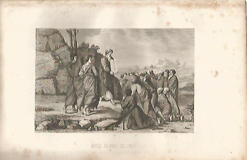 LAMINA 11582: Moises bajando del Sinai