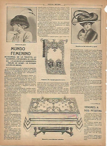 LAMINA 11595: Mundo femenino