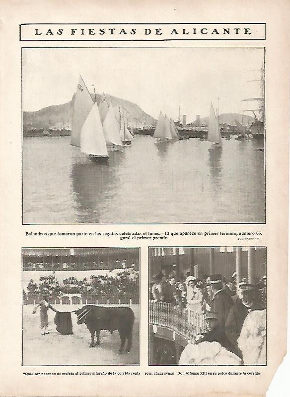 LAMINA 11597: Las fiestas de Alicante