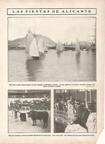 LAMINA 11597: Las fiestas de Alicante