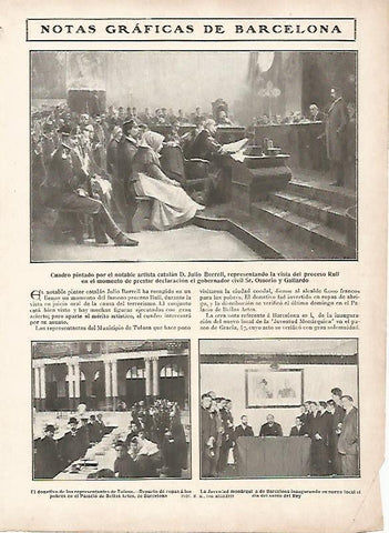 LAMINA 11598: Notas graficas de Barcelona