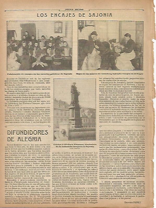 LAMINA 11610: Los encajes de Sajonia