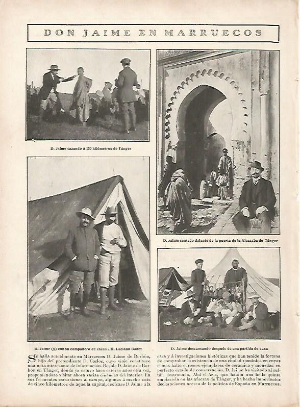 LAMINA 11617: Don Jaime en Marruecos