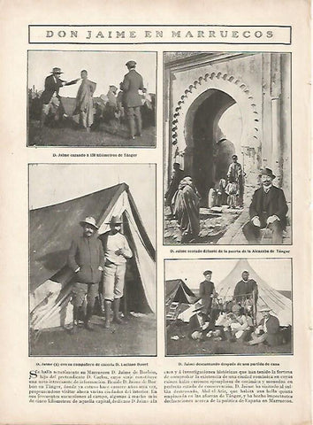 LAMINA 11617: Don Jaime en Marruecos