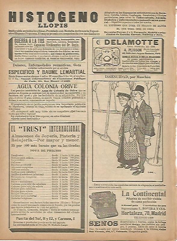 LAMINA 11622: Publicidad de Histogeno Llopis