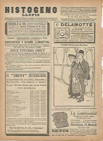 LAMINA 11622: Publicidad de Histogeno Llopis
