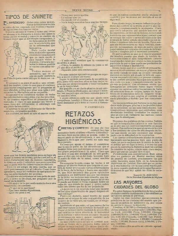 LAMINA 11628: Tipos de sainete