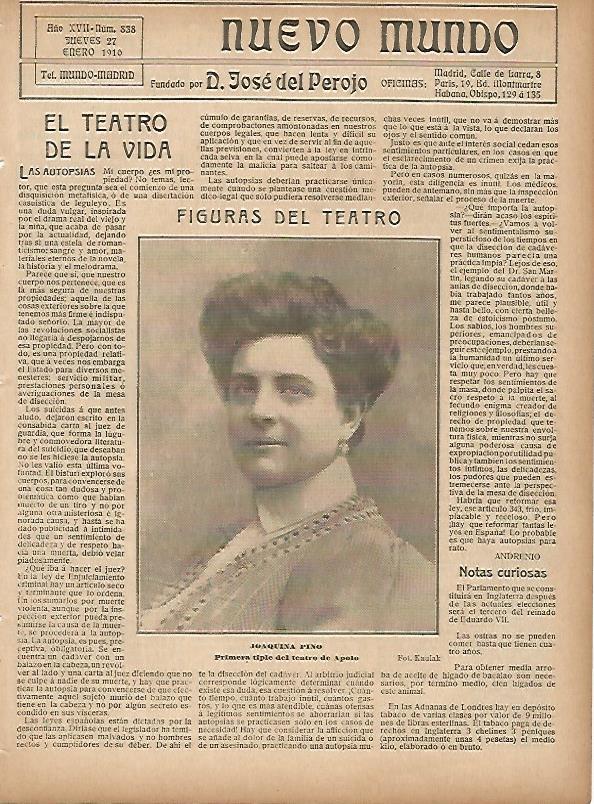 LAMINA 11644: Figuras del teatro Joaquina Pino