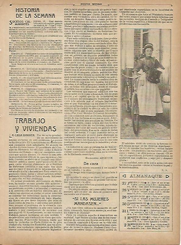 LAMINA 11656: Trabajo y viviendas
