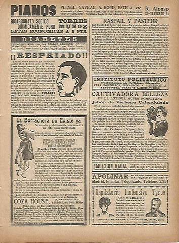 LAMINA 11659: Publicidad de Raspail y Pasteur