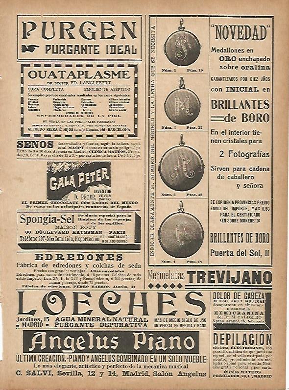 LAMINA 11690: Publicidad de Outaplasme y Loerches