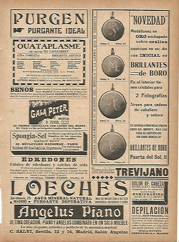 LAMINA 11690: Publicidad de Outaplasme y Loerches