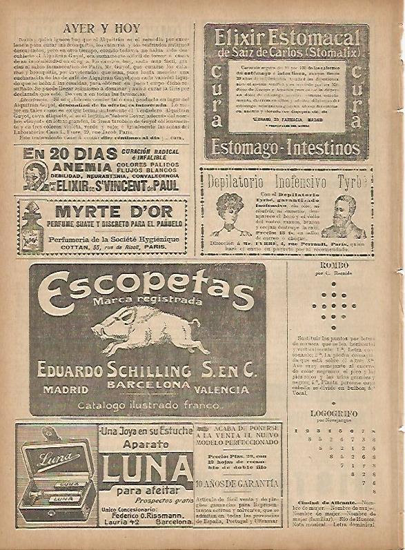 LAMINA 11701: Publicidad de Escopetas Schillimg