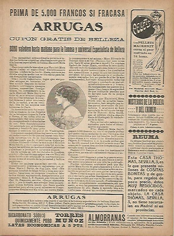LAMINA 11704: Publicidad de Cupon gratis de belleza
