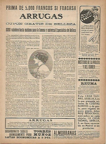 LAMINA 11704: Publicidad de Cupon gratis de belleza
