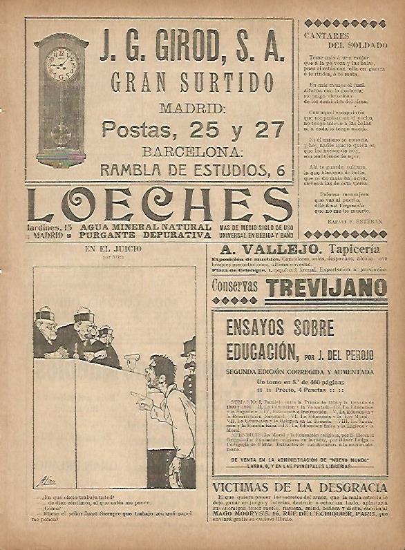 LAMINA 11705: Publicidad de  J. G. Girod de Barcelona