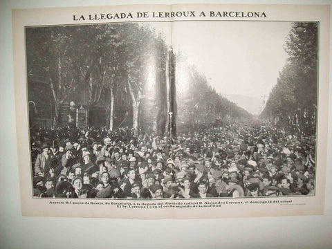LAMINA 11711: Llegada de A. Lerroux a Barcelona