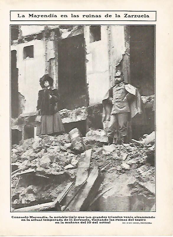 LAMINA 11713: La Mayenda en las ruinas de la Zarzuela