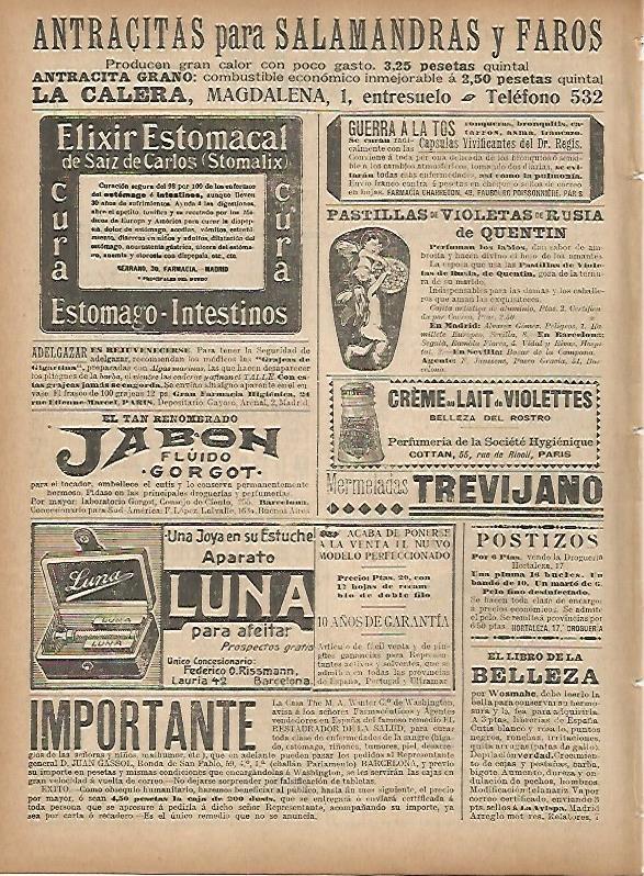 LAMINA 11715: Publicidad de Elixir Estomacal de Saiz de Carlos