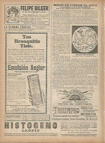 LAMINA 11716: Publicidad de Emulsion Angier