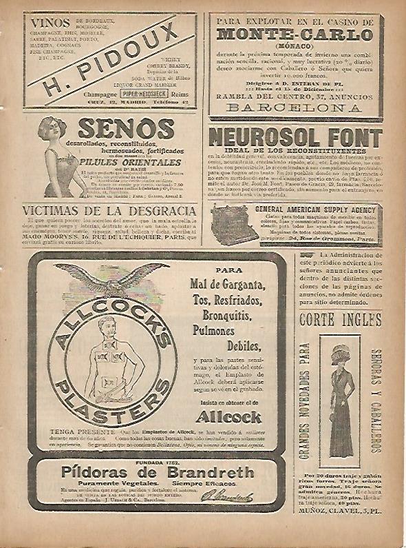 LAMINA 11717: Publicidad de Allcock s Plasters