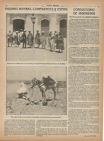 LAMINA 11721: Figuras rifeñas confidentes y espias
