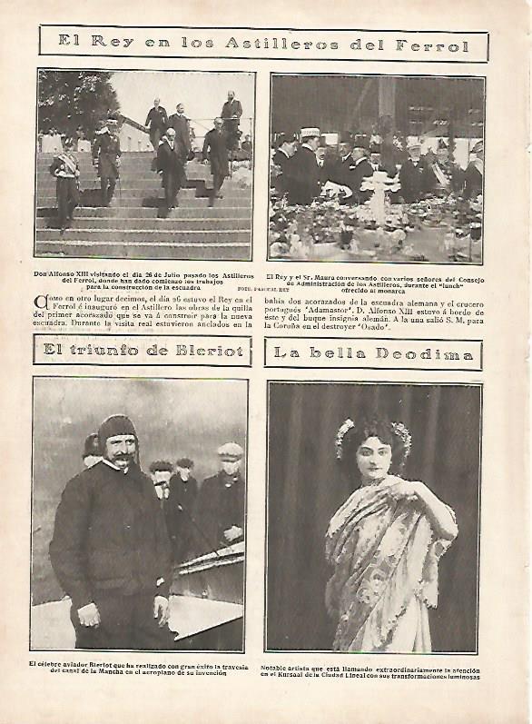 LAMINA 11729: Alfonso XIII en los astilleros de El Ferrol