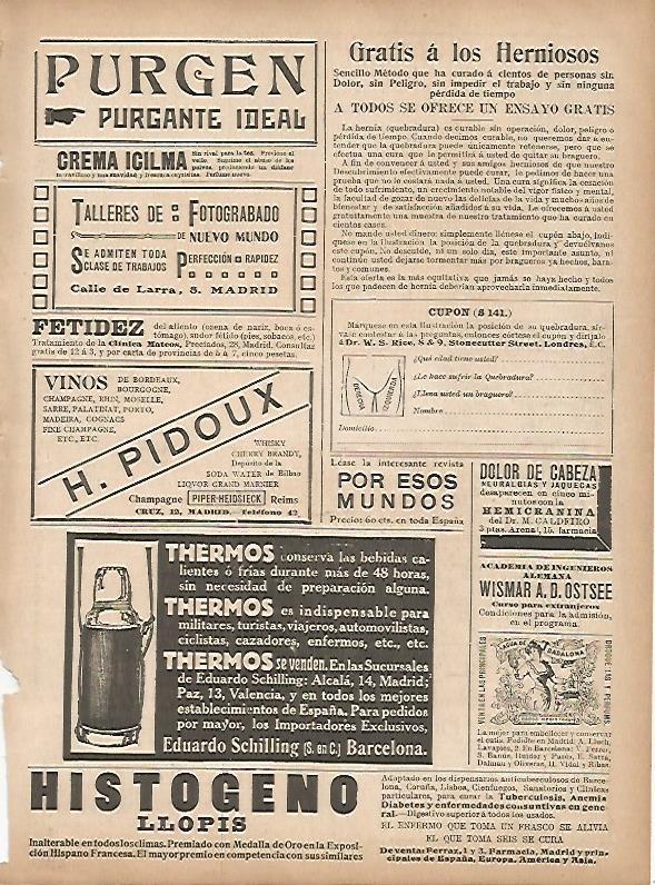 LAMINA 11732: Publicidad de Vinos H. Pidoux 