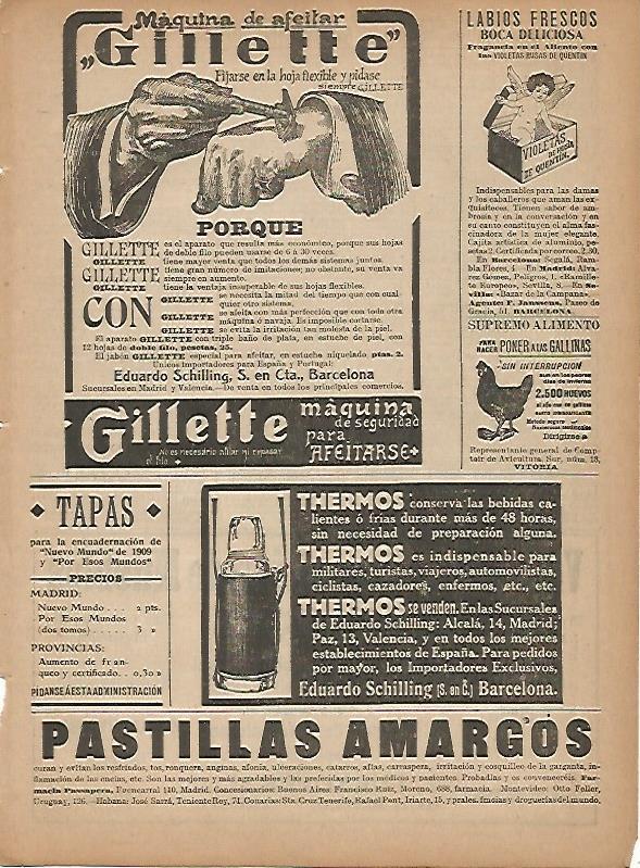 LAMINA 11746: Publicidad de Maquina de afeitar Gillette
