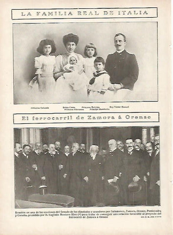 LAMINA 11756: La familia real de Italia