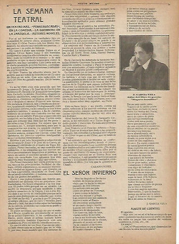LAMINA 11770: La semana teatral