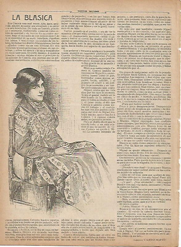 LAMINA 11771: La Blasica por A. Valero Martin