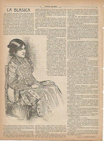 LAMINA 11771: La Blasica por A. Valero Martin