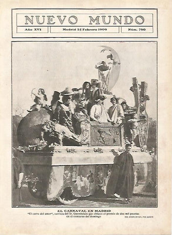 LAMINA 11791: El carnaval en Madrid