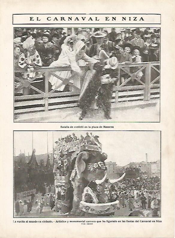 LAMINA 11796: El carnaval en Niza