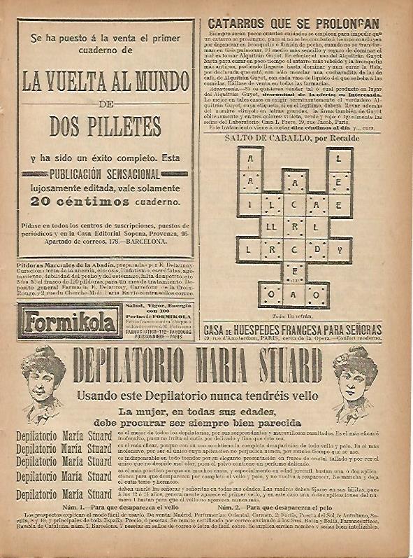 LAMINA 11801: Pasatiempo Salto de Caballo por Recalde