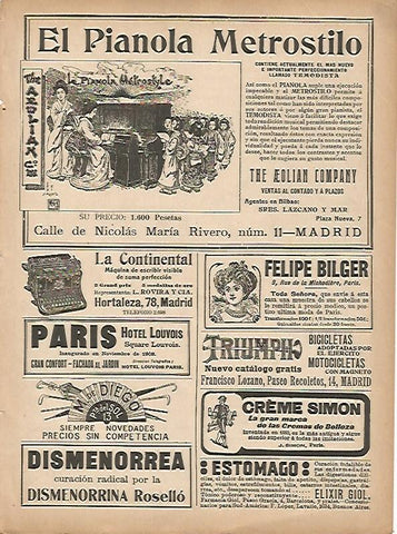 LAMINA 11805: Publicidad de La Continental de Madrid