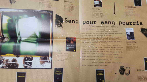Publicidad Fnac: Un regard noir: selection Polar. Plus noir que a, tu meurs. Les libraires de la Fnac