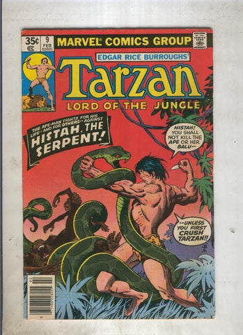 TARZAN LORD OF THE JUNGLE Numero 09: Histah, the serpent