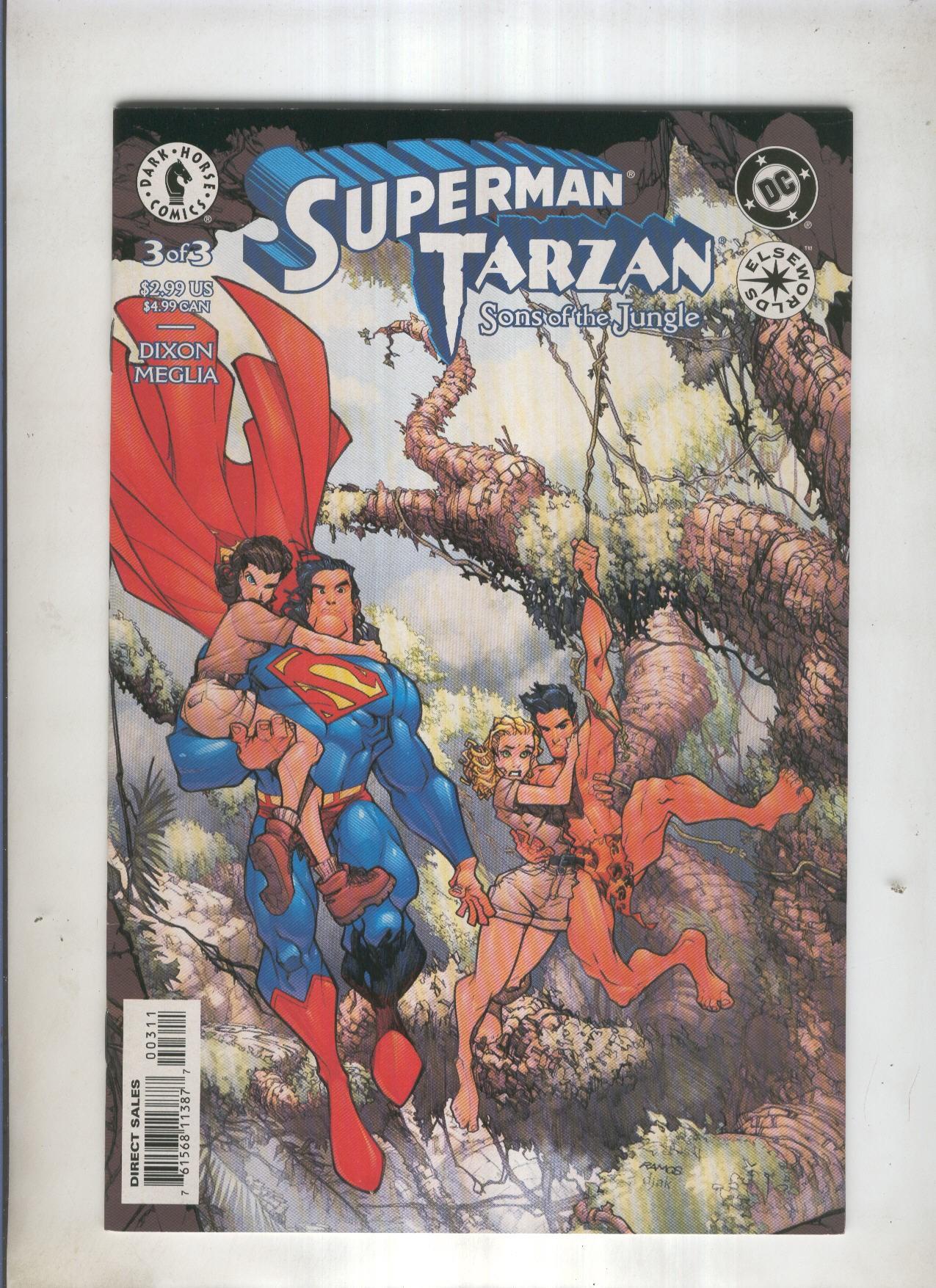 SUPERMAN TARZAN SONS OF THE JUNGLE Numero 03