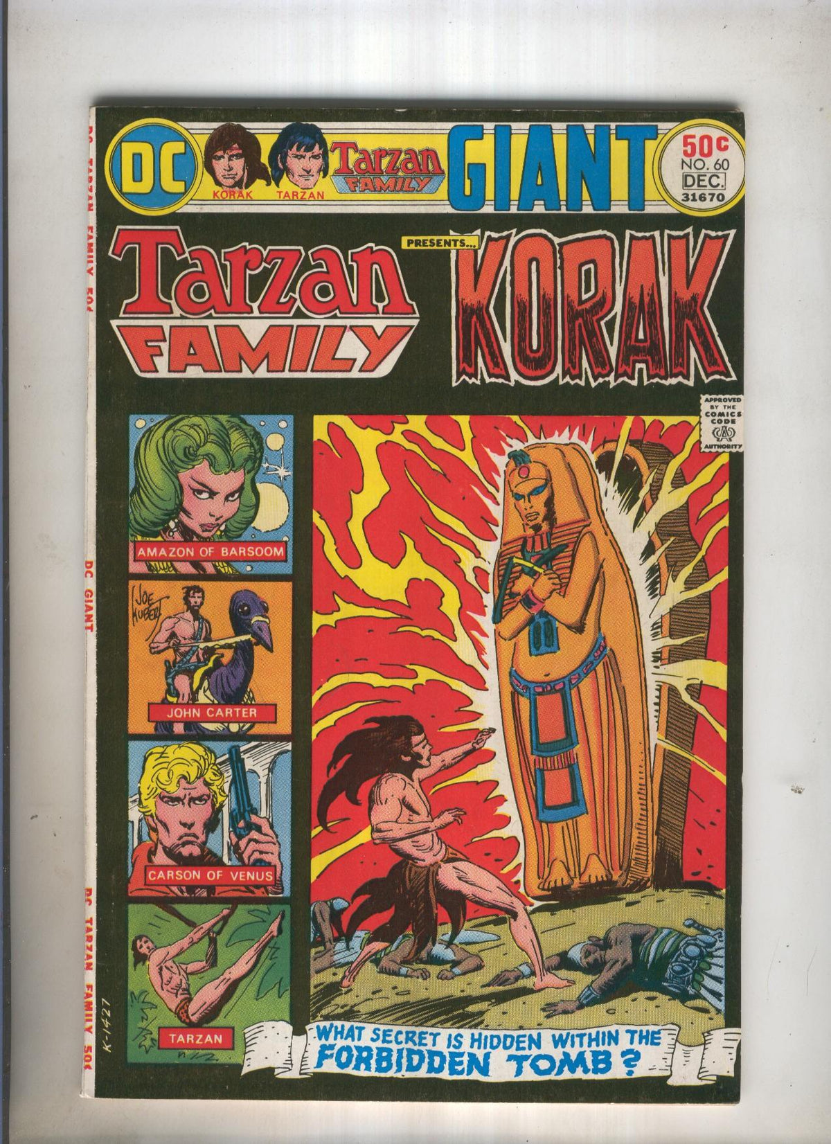 TARZAN FAMILY PRESENTS KORAK Numero 60: Forbbiden Tomb