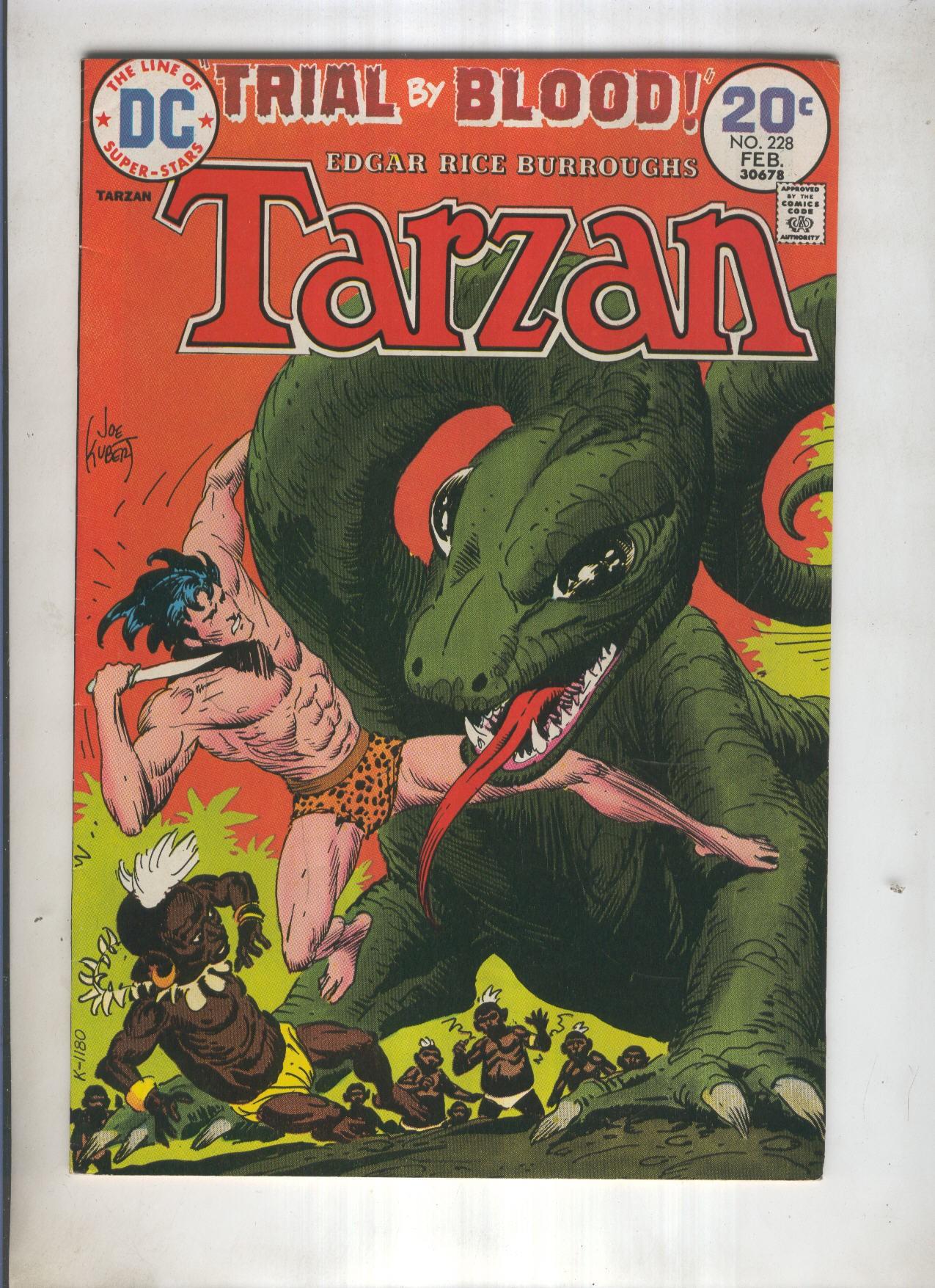 TARZAN LORD OF THE JUNGLE DC Numero 228: Trial by the blood